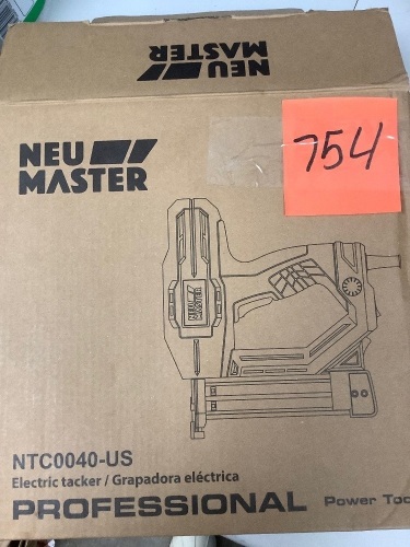 NEU MASTER NTC0040 Electric Brad Nailer Gun - Lot 754