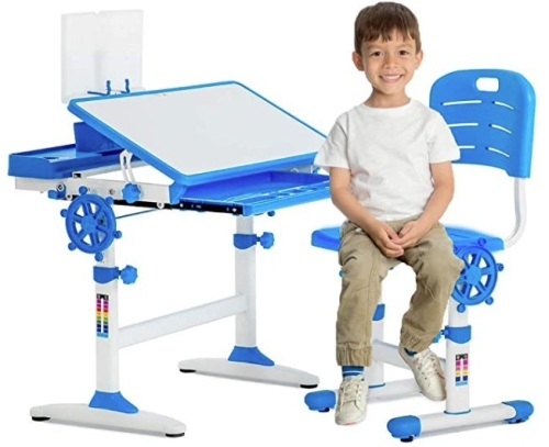 Adjustable Children's Desk Chair Set, Item May Vary from Stock Photo, Appears New - Lot 76