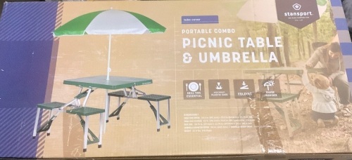 Portable Picnic Table, Appears new - Lot 127