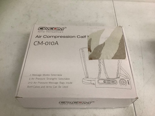 Air Compression Calf Massager, Powers Up, E-Commerce Return - Lot 274