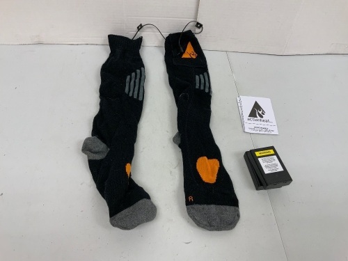 ActionHeat Heated Socks, E-Commerce Return - Lot 288