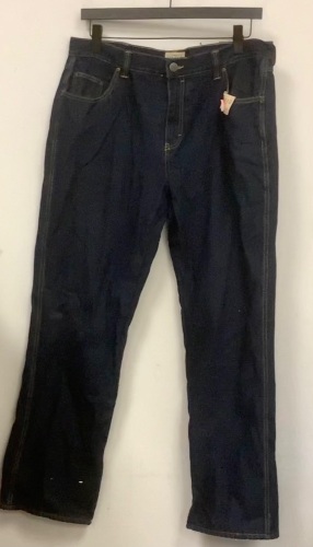 RedHead Mens Fleece Lined Jeans, 38x34, E-Commerce Return - Lot 324