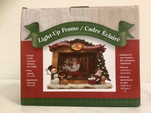 Christmas Light Up Frame, E-Commerce Return - Lot 345
