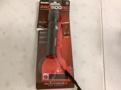 iProtec Rechargeable Flashlight, Untested, E-Commerce Return - Lot 383