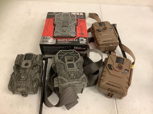 Lot of (5) Assorted Trail Cams, E-Comm Return - Lot 387
