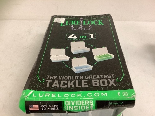 LureLock Tackle Box, E-Comm Return - Lot 436