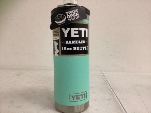 YETI 18oz Bottle, E-Comm Return w/ Missing Cap - Lot 450