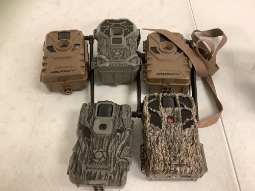 Lot of (5) Assorted Trail Cams, E-Comm Return - Lot 462