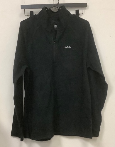 Mens 1/4 Zip Fleece Pullover, L, E-Commerce Return - Lot 487