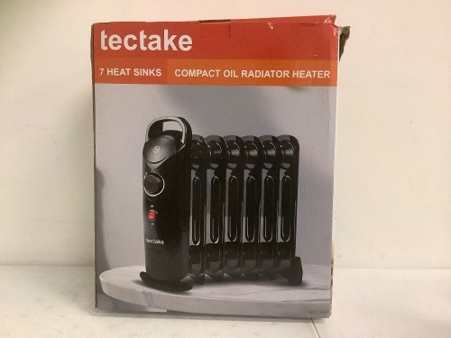 Compact Oil Radiator Heater, Powers Up, E-Commerce Return - Lot 493