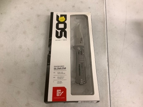 SOG Slim Jim Folding Knife, Appears New - Lot 564