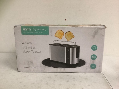 Steel Toaster, Appears New - Lot 573