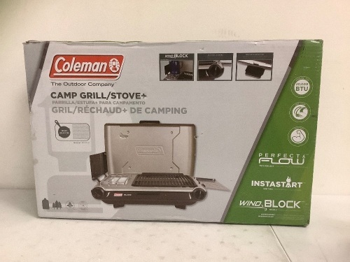 Coleman Camp Grill/Stove, Appears New - Lot 594