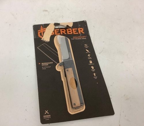 Gerber Quadrant Clip Folding Knife, E-Comm Return - Lot 656