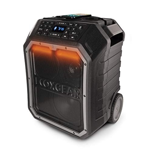 ECOXGEAR EcoBoulder MAX Rugged Waterproof Floating Portable Bluetooth Wireless 120-Watt Smart Speaker with Party Lights - Lot 30