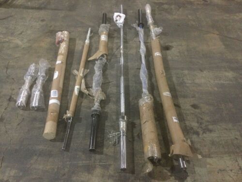 Lot of (8) Weight Lifting Bars  - Lot 59