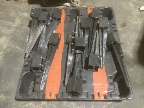 Lot of (13) 4 x 4 Ground Posts - Lightly Used  - Lot 76