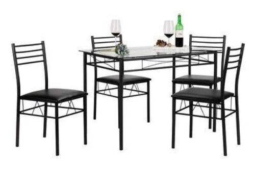 Dining Table Set with 4 Chairs - Lot 117