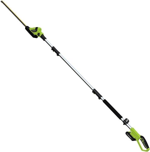 Earthwise Volt 20-Inch Cordless Pole Hedge Trimmer, 2.0AH Battery & Fast Charger Included - Lot 282