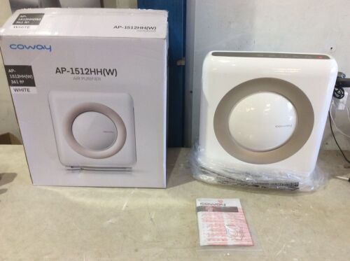 Coway Airmega AP-1512HH(W) True HEPA Purifier with Air Quality Monitoring, Auto, Timer, Filter Indicator, and Eco Mode - Lot 285