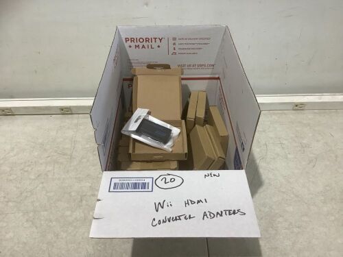 Lot of (20) Wii to HDMI Adapters  - Lot 364