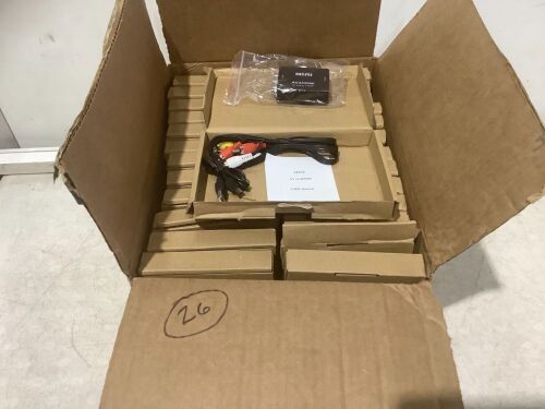 Lot of (26) Mini AV to HDMI Adapters  - Lot 374