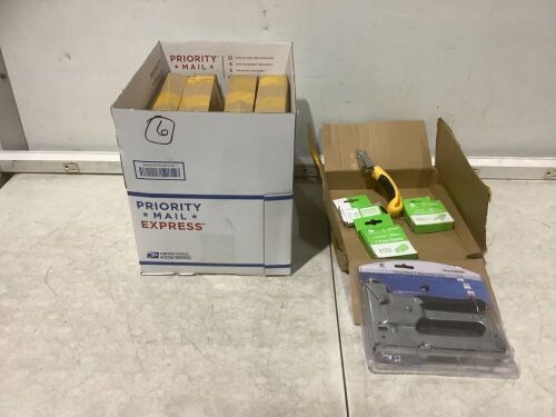 Lot of (6) Heavy Duty 3 Way Staple Gun Kits  - Lot 376