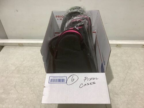 Lot of (6) 10" Pistol Rug Cases  - Lot 396