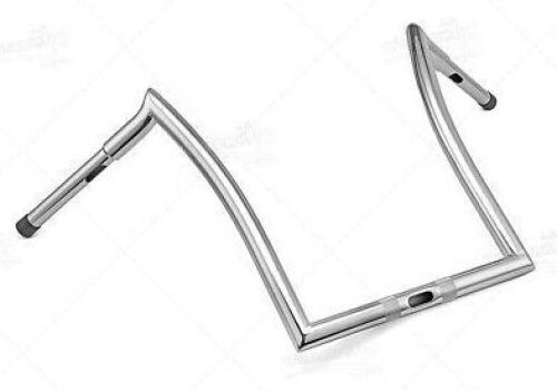 Chrome 16" Rise 1.25" Fat Ape Hanger Handlebar for 2015+ Harley Road Glide  - Lot 416