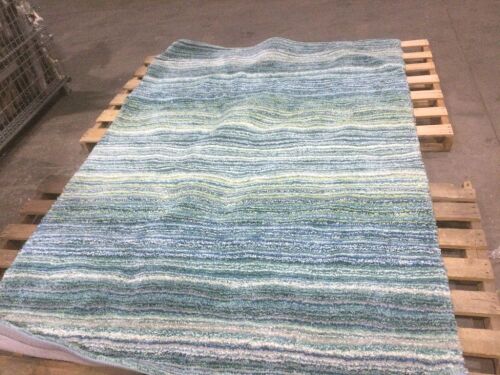 Striped Area Rug, 8'9" x 6'  - Lot 418