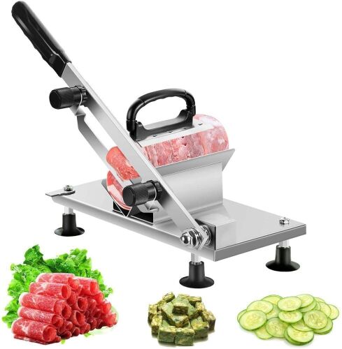 aingycy Stainless Steel Frozen Meat Hand Slicing Machine - Lot 549