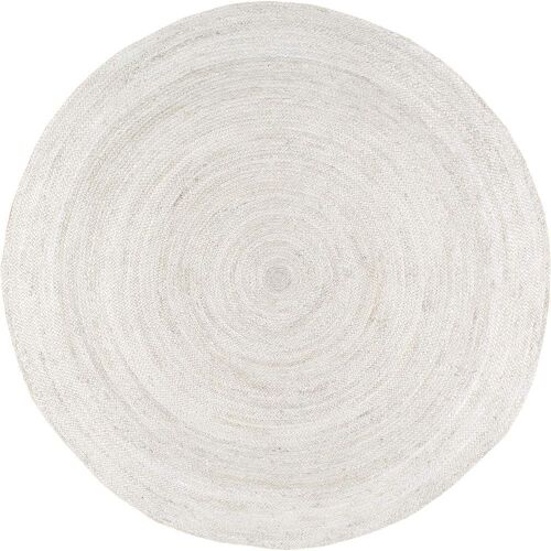 nuLOOM Rigo Hand Woven Farmhouse Jute Area Rug, 6' Round - Lot 751