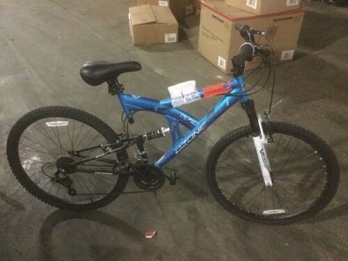 Ozone 500 Men's Shock Force 26 in 21-Speed Full Suspension Mountain Bike - Lot 859