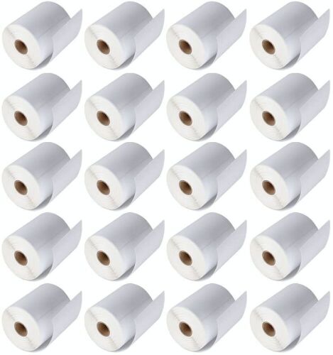 MFLABEL 4" x 6" Direct Thermal Labels, 20 Rolls, 250 Labels/Roll - Lot 923