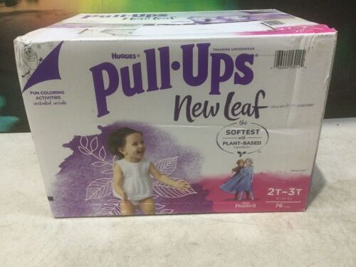 Huggies New Leaf Pull Ups, Size 2T-3T, 76 ct  - Lot 1030