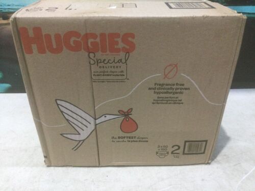 Huggies Special Delivery Hypoallergenic Baby Diapers, Size 2, 180 ct  - Lot 1041