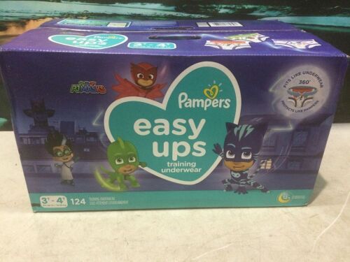 Pampers Easy Ups Training Underwear, Size 3T-4T, 124 ct - Lot 1042