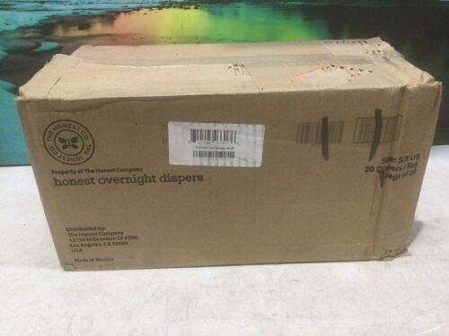 The Honest Company Overnight Diapers, Sleepy Sheep, Size 5, 80 ct  - Lot 1074