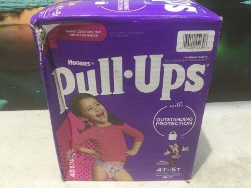 Huggies Pull Ups, Size 4T-5T, 56 ct - Lot 1081