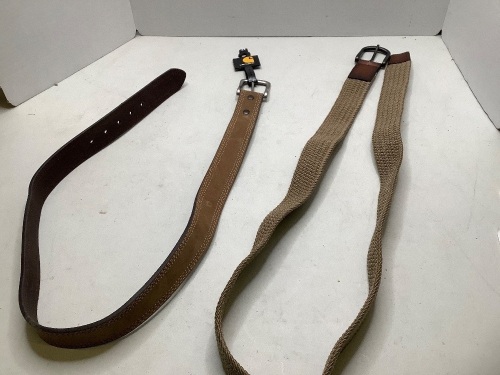 Lot of (2) Men's Belts, Size 34, XL, Ecommerce Return - Lot 126