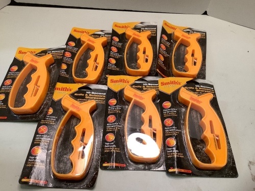 Lot of (7) Smith's 10 Second Knife & Scissors Sharpener, Appears New - Lot 131