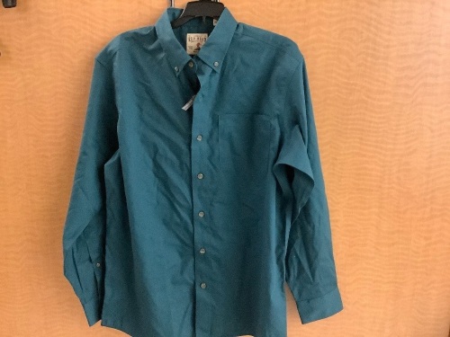 Red Head Men's Button Up Shirt, Medium, Ecommerce Return - Lot 132