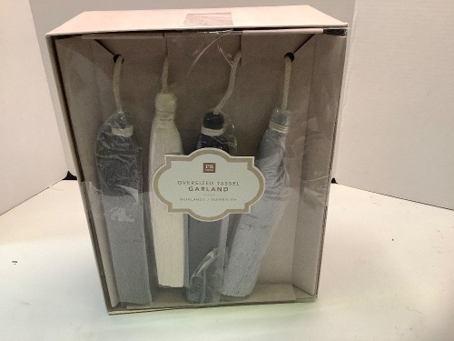 Pottery Barn Oversized Tassel Garland, Appears New - Lot 161