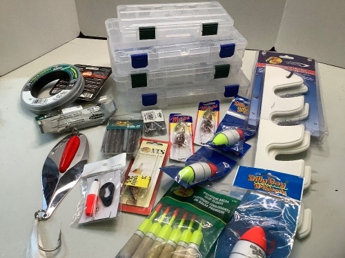 Lot of (18) Misc. Fishing Lures and Equipment, Ecommerce Return - Lot 174