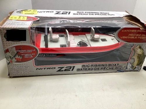 Nitro Z21 R/C Fishing Boat, Ecommerce Return - Lot 185