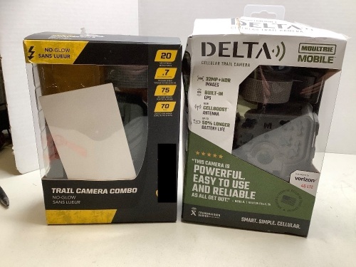 Lot of (2) Trail Cams, Ecommerce Return, Untested - Lot 211