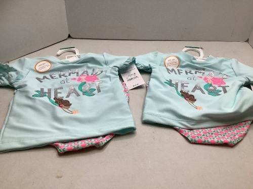 Lot of (2) Carters 18M Swimsuit, Appears New - Lot 353