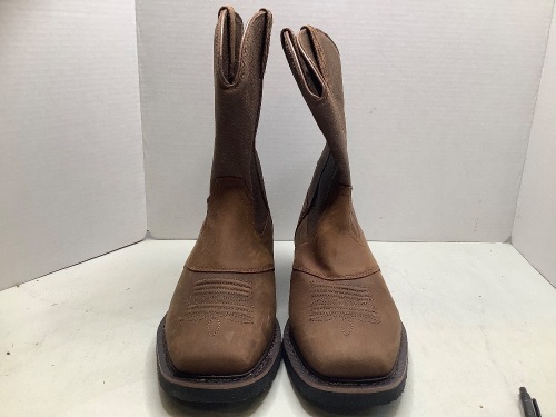 Men's Leather Work Boots, 11EE, Ecommerce Return - Lot 392