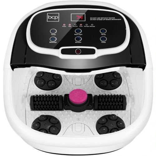 Automatic Heated Shiatsu Massage Foot Bath Spa w/ Pumice Stone - Lot 1783