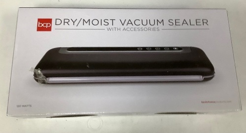 120W 50 KPA Electric Food Vacuum Sealer w/ Dry & Moist Sealing - Lot 945